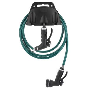 Giá treo ống nước và giá đỡ cuộn ống tưới tiện lợi cho vòi rửa xe vườn.