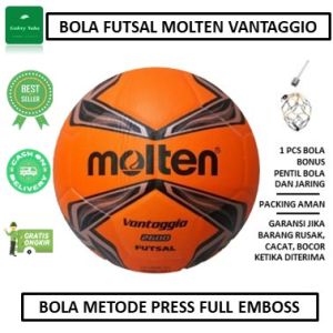 FLASHSALE !! Bola Futsal Dewasa Anak-Anak - Bola Futsal Molten Vantaggio - Bola Futsal MOLTEN OriginaI AsIi - Bola Futsal Size 4 - Bola Futsal Empuk Murah
