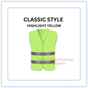 【Pure Care】 Safety Reflective Vest Visibility Jacket With Pocket Zip Uniform Night Activities