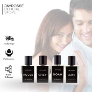 Parfum Viral Jayrosse Jayrose Pemikat Wanita Best Seller Tiktok Tahan Lama\nBELI 1 DAPAT 4 Parfum Viral Jayrosse Jayrose Pemikat Wanita Best Seller Tiktok Tahan Lama