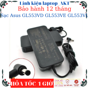 Sạc laptop Asus GL553VD GL553VE GL553VL- Sạc 19V-6.32A-120W-ZIN chân thường