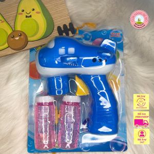 <Đồ chơi giá rẻ> Đồ chơi súng bắn xà bông an toàn dành cho bé vui chơi