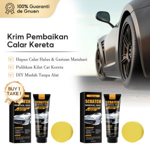 Homonth Scratch Removal Wax 60ml – Helps Remove Surface Scratches & Stains Restores Shine Multi-Use for Car Paint Headlights Wheels Easy Application Safe for All Car Surfaces