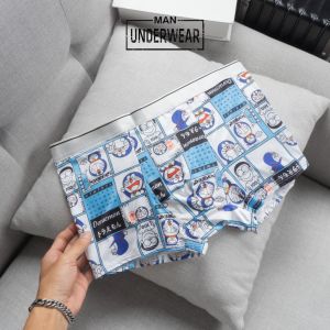 Quần lót nam quần boxer Doraemon nhiều màu chất thun lạnh mềm mịn siêu mát thấm hút mồ hôi - Underwear Men
