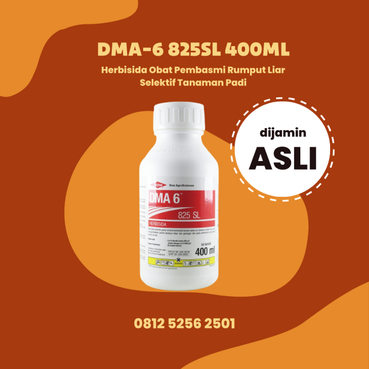 Dma 6 825sl 400ml Herbisida Obat Pembasmi Rumput Liar Selektif Tanaman