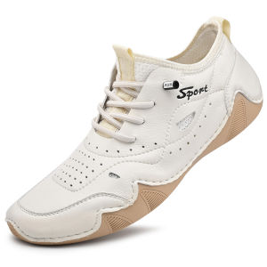 Terbaru Modern Gaya Sepatu Santai Kasual Loafer Pria Slop Sepatu Kulit Sapi Pantofel Casual Cowok Murah Ringan Karet 361