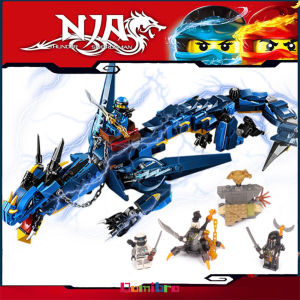 ตัวต่อนินจา 810 ชิ้น ตัวต่อนินจาโก มังกร นินจาวัด ของเล่นเด็ก ninjago