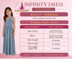 Dusty Blue Infinity Dress for Casual Events