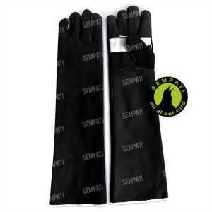 SEMPATI Sarung Tangan Panjang 62 Cm Premium Double Layer Sarung Tangan Anti Cakar Kucing Cat Kitten Anabul Sarung Tangan Latih Burung Anti Gigitan Hewan Reptil Ular Kadal