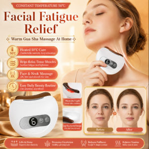 Electric Gua Sha Tool Face Scraper Smart Massager Skin Care Device Face Lifting Lymphatic Drainage Beauty Tool