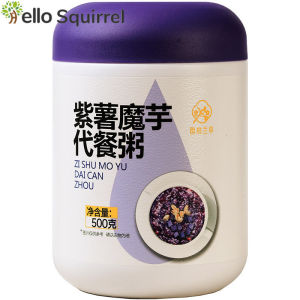 紫薯魔芋代餐粥Purple potato and konjac meal substitute Congee 500g nutritious instant staple breakfast oatmeal 营养即食主食早餐燕麦片饱腹冲饮粗粮食品轻食粉