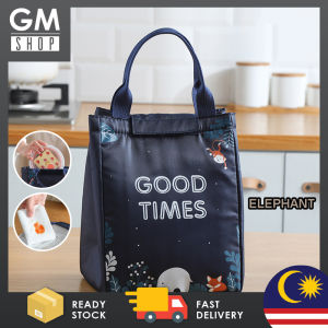 GMSHOP Lunch Box Handbag Thickened Cooler Bag Student Office Workers Thermal Lunch Canvas Bag