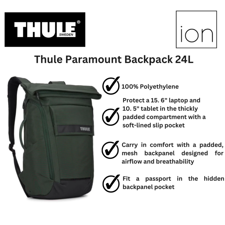 Thule Paramount Backpack 24L Lazada