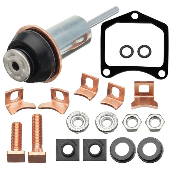 Starter Repair Rebuild Kit Solenoid Contact &Plunger Set For Toyota Denso Subaru 0280003600