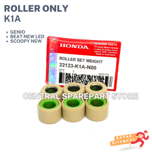 (HONDA) ROLLER SET K1A GENIO BEAT SCOOPY NEW LED / ROLER SET WEIGHT / RUMAH ROLER ASSY ONLY / FAN DRIVE / VANBELT / PANBEL / PENBEL / VANBEL / KLEMAN / KARET SLIDER / PULLY / PULI / PULLEY