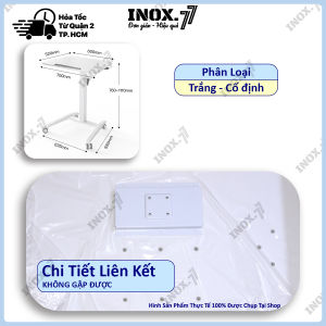 Bàn Học Bàn Làm Việc Di Động Thông Minh Có Thể Gập Gọn – Điều Chỉnh Kích Thước Khung Thép Chắc Chắn - 020