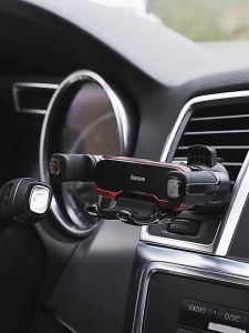 Baseus Car Phone Holder for Car Air Vent Mount Support For Mobile Phone (4.7-6.5)