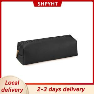 [COD] SHPYHT Local delivery Ship within 24 hours Student School Supplies Large Capacity PU Leather Pencil Bag Stationery Holder Case Storage Box Zipper Pencil Pouch
