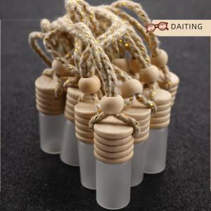 DAITING 10pcs 5ml Car Perfume Bottle for Essential Oils Air Freshener Perfume Pendant