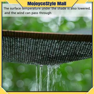 【MOJOYCE】 ผ้าบังแดดดำตาไก่ 50% กันแดด UV สำหรับสวนและระเบียง ผ้าตาข่ายกันน้ำทนทานและกันแดด