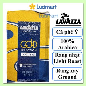 Cà phê Ý Lavazza rang xay Qualita Rossa Ground Coffee Blend Medium Roast gói 250 gram [Made in Italy]