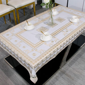 ผ้าปูโต๊ะ PVC ต้องมีสำหรับโต๊ะข้างโซฟา ผ้าปูโต๊ะ PVC 90x150 กันน้ํา กันฝุ่น