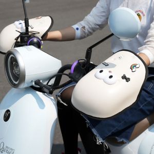 LZHDP MALL Chống tia cực tím Găng tay chống nắng cho người đi xe máy Vỏ cứng Nhãn dán 3D Bao tay lái xe máy Mỏng Tự làm Găng tay chống nắng cho xe điện Sử dụng mùa hè