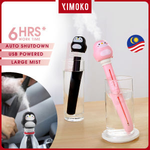 New Mini Cute Penguin Mist Maker USB Portable Humidifier Cool Air For Car Home Travel Office