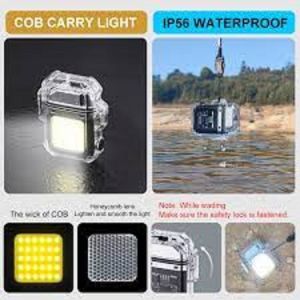 Senter COB Super Terang Plus Pematik Plasma IP56