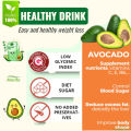 Merito Avocado Beauty Milk Japan Original Avocado Milk Beauty Collagen Drink Easy and Healthy Weight Loss 10 packs. 