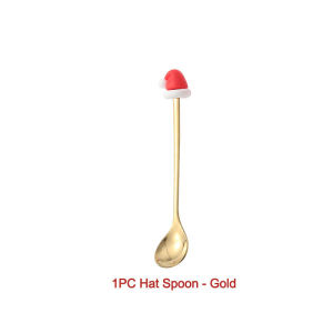 SG Specool® Christmas Stainless Steel Christmas Figurine Spoon Fork Gift Set Cutlery Gifts