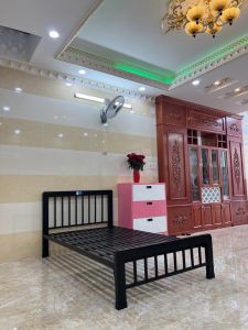 Giường sắt mẫu mỹ nghệ 01 kích thước ngang 1m x dài 2m ĐẠI THÀNH