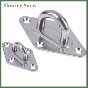 Blowing 1pc M5 M6 M8 M10 304Stainless Steel Ceiling Wall Mount Hook Heavy Duty Anchor Eye Plate For Boat Yoga Swing Hammocks