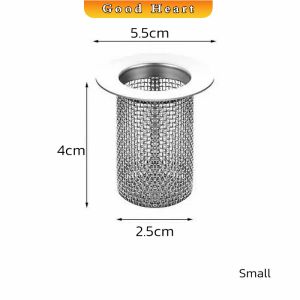 J.D. ตะแกรงกรองท่อระบายน้ำ สแตนเลส ที่กรองเศษขยะในท่อ อุปกรณ์ครัว ห้องน้ํา floor drain