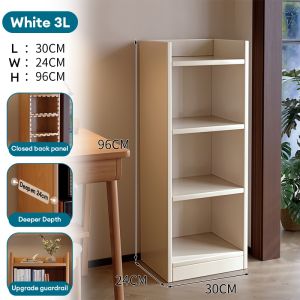 3/4 Layers Cabinet Storage Cabinet for Home Furniture Wood Practical Cabinet Bookcase Bookshelf Showcase