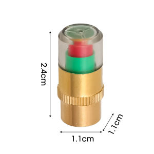 2/4/8Pcs Motorcycle Car Tire Pressure Monitor Valve Stem Caps / 3 Color Eye Alert Sensor Indicator