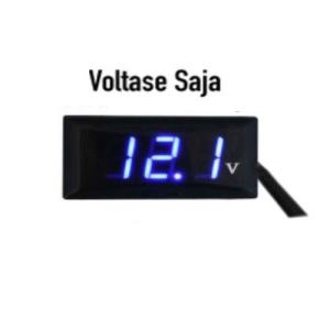 Voltmeter Aki - Charger Voltemeter Plus Usb / Casan Hp Motor Charger USB + Voltmeter Nmax Pcx Vario Beat Vixion / Voltmeter Aki Digital Waterproof