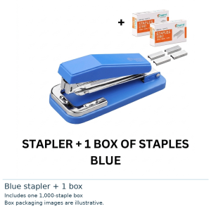 【DAILY ESSENTIAL】 360 Degree Rotating Staplers Staple Removers and Staples