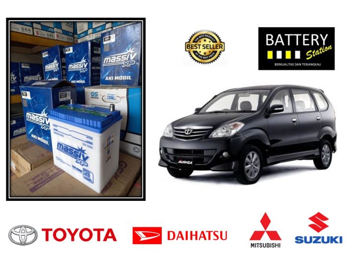 aki mobil avanza xenia outlander carry merk massiv xp type ns40 12 volt