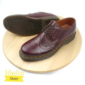 Sepatu Docmart Pria Casual Boots Kulit Low Boot Handmade MD1061