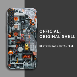 สำหรับ Oppo Realme 6&Realme 6S เคสศัพท์ป้องกันการตก บล็อกอาคาร บุคลิกภาพทันสมัย