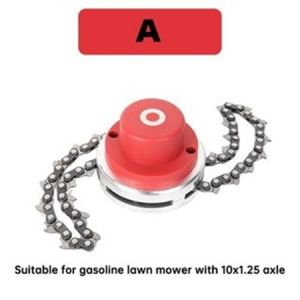 Pemangkas Kepala Dengan Rantai-Kepala Rantai Mesin Rumput-Chain Trimmer Head Logam