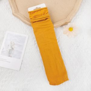 Summer Thin Loose Socks Velvet Soft Breathable Long Socks Macaroon Color Harajuku High Socks for Women Girls