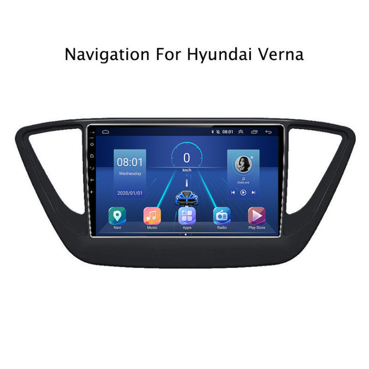 NAVITOPIA Octa Core Android 13 Head Unit with Panel for Hyundai Accent ...
