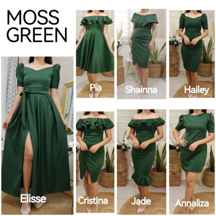 Moss 2024 color dress