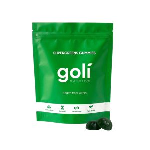 Goli Nutrition Supergreens 10 Gummies - Healthy Liver Function & Digestive System