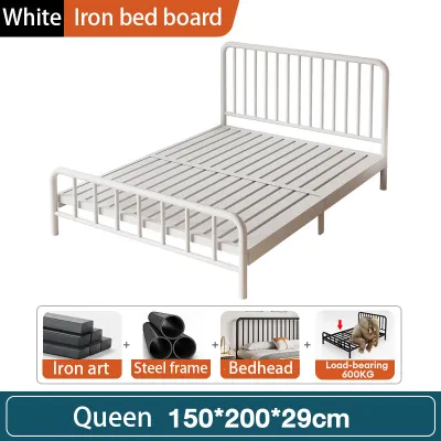 【In Stock-ships within 24H】 Metal Bed Frame Modern Queen Bed Frame 18inch Metal Rangka Katil Besi Tebal Bujang Dewasa King Size Bed Frame