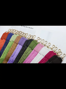 Dây đeo vai đeo chéo dây đeo vai rộng chất liệu da PU Đai thay thế dây đeo thay thế túi xách cứng nhiều màu