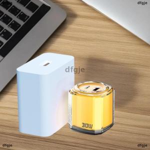 [COD] dfgje Portable Mini 30W 2 Ports Type C USB Mobile Phone Charger Fast Charging EU US UK Plug Wall Quick Charge Adapter For Xiaomi