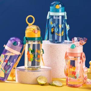 BOTOL MINUM ANAK KIDS WATER BOTTLE WITH TALI PANJANG HAVE FUN 0943/600ML